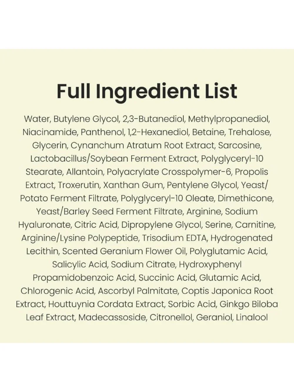 Soothing Propolis Serum for Redness Relief, Niacinamide & BHA, Hydrating Essence